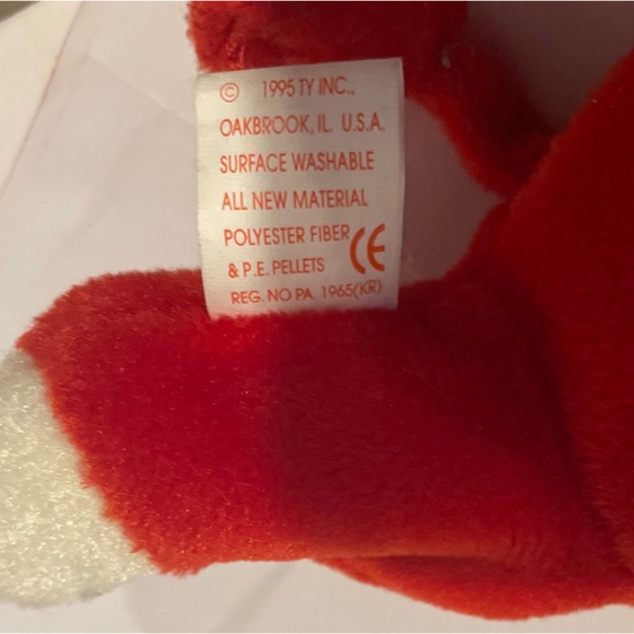 Snort The Bull 05-15-95 Rare Retired Ty Beanie Baby  not mass produced - Picture 6 of 6